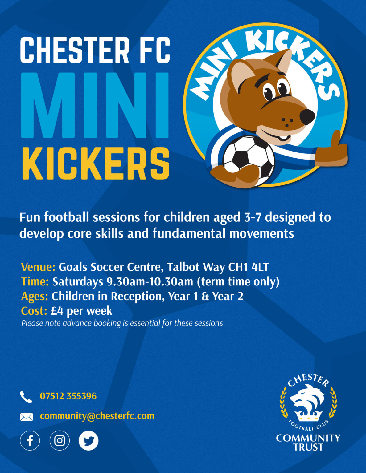 Chester FC Mini Kickers Chester FC Community Trust